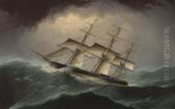 Clipper In A Heavy Sea - view 1