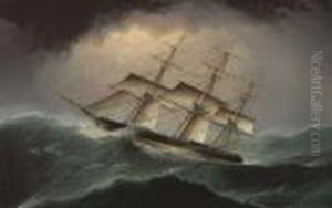 Clipper In A Heavy Sea by James E. Buttersworth