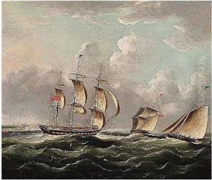 Shipping Off The Coast by James E. Buttersworth