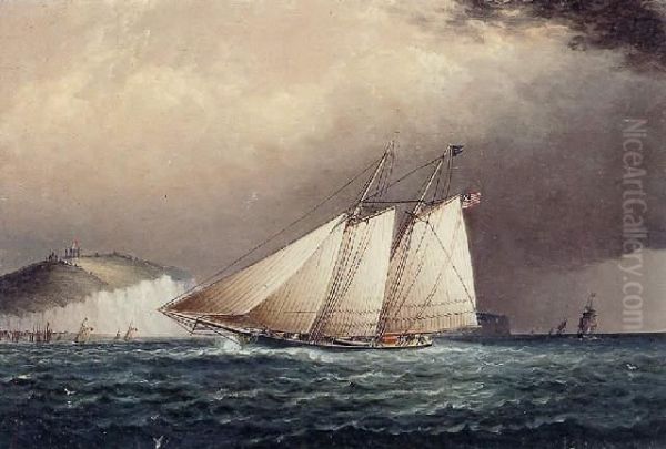 Sailing Off The Coast Of Dover - view 1