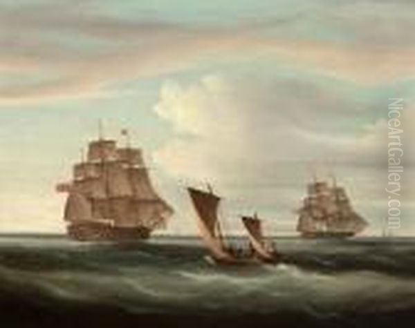 Frigate And Man-o-war Of The Channelsquadron - view 1