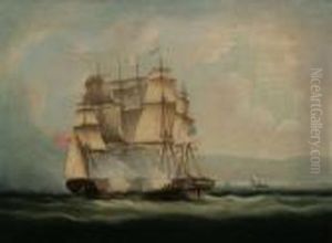 Ship Chesapeake Off Boston