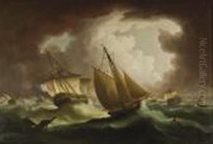 The Royal Navy Armed Cutter by Thomas Buttersworth