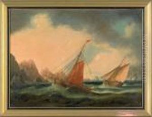 Coastal Scene With Ships