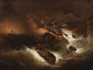 The Loss Of 'thekent' by Thomas Buttersworth
