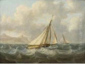 Under Sail Off An Eastern Coast