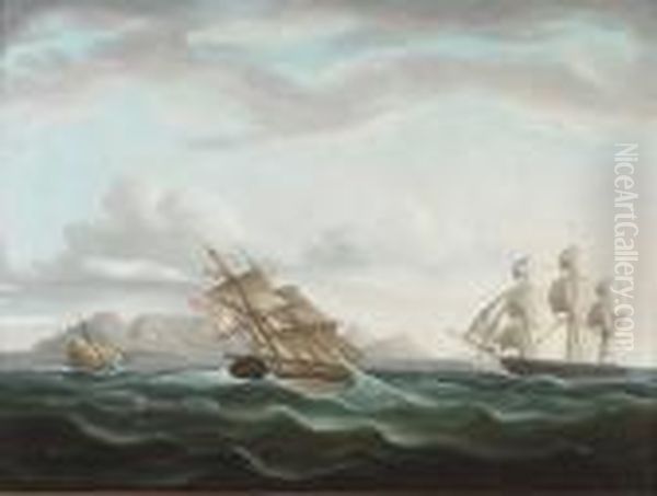Shipping Off Table Bay - view 1