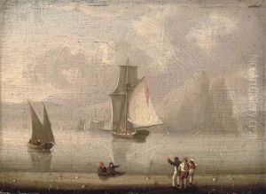 A Royal Naval Cutter Heading Into Gibraltar