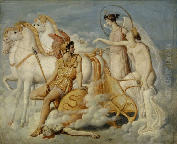 Venus, Wounded by Diomedes, Returns to Olympus - view 1