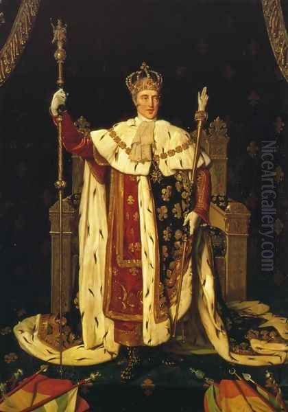 Charles X inn his Coronation Robes - view 1