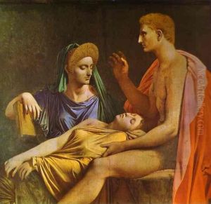 Virgilia reading the Eneida to Livia, Octavia and August