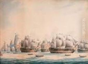 The Spanish Prizes Taken At The Battle Of Cape St. Vincent,1797