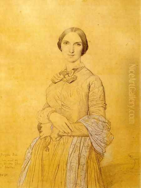 Madame Hippolyte Flandrin, born Aimée Caroline Ancelot - view 1