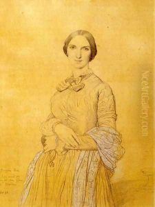 Madame Hippolyte Flandrin, born Aimée Caroline Ancelot