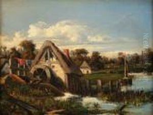 Moulin A Eau Pres D'aumale, Vers 1831 Moulin A Eau Pres D'aumale, Vers 1831