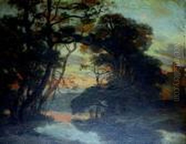 Arbres Aupres Dune Riviere - view 1