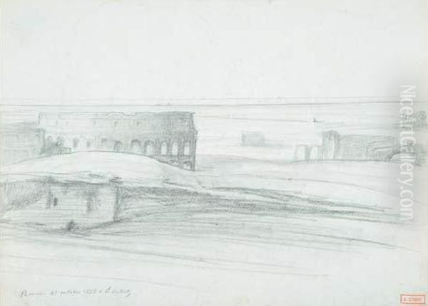 Le Colisee, Rome, 21 Octobre 1838 - view 1