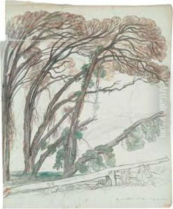 Parc De L'ariccia by Nicolas Louis Cabat