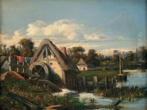 Moulin A Eau Pres D'aumale, Vers 1831