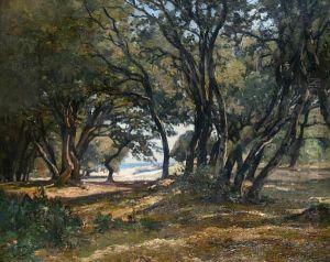 Woodland Shadows by Louis Alexandre Cabie