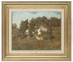 Paysage by Louis Alexandre Cabie