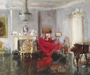 The Artist's Drawing Room by Francis Campbell Boileau Cadell