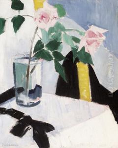 Roses by Francis Campbell Boileau Cadell