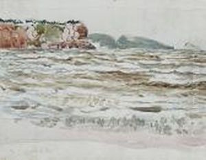 Iona Beach Scene by Francis Campbell Boileau Cadell