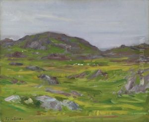 The Uplands Of Iona by Francis Campbell Boileau Cadell