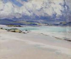 Mull From Iona by Francis Campbell Boileau Cadell