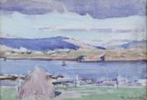 Haystacks, Iona by Francis Campbell Boileau Cadell
