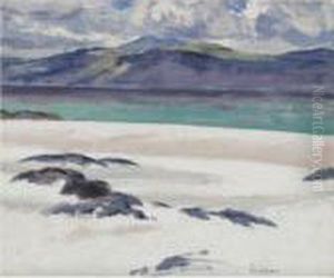 Iona And Ben More by Francis Campbell Boileau Cadell