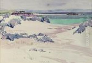 The White Sands Of Iona by Francis Campbell Boileau Cadell