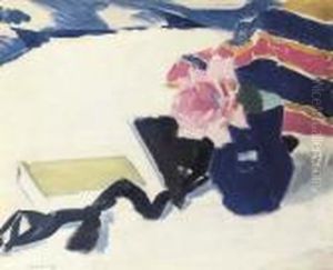 The Rose And The Black Ribbon by Francis Campbell Boileau Cadell