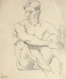 Seated Model by Francis Campbell Boileau Cadell