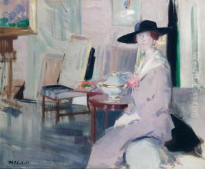 Miss Don Wauchope In The Drawing Room Miss Don Wauchope In The Drawing Room