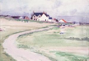 Clachanach, Iona by Francis Campbell Boileau Cadell