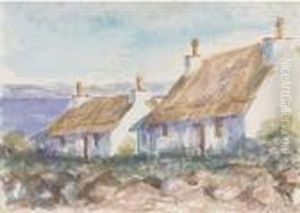 Cottages By The Sea by Francis Campbell Boileau Cadell