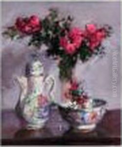 The Famille Rose Coffee Pot by Francis Campbell Boileau Cadell