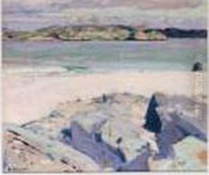 Ross Of Mull From Iona by Francis Campbell Boileau Cadell