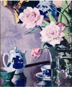 Roses by Francis Campbell Boileau Cadell