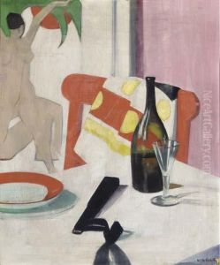 The Red Chair by Francis Campbell Boileau Cadell