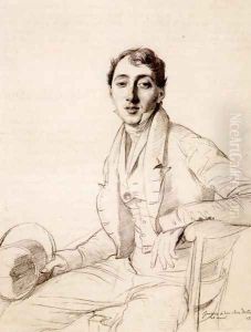 Dr. Louis Martinet by Jean Auguste Dominique Ingres