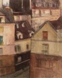 View From The Windows Of The Hotel St. George, Rue Bonaparte,paris by Francis Campbell Boileau Cadell