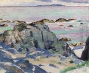 View Of Iona Possibly Looking Towards Staffa by Francis Campbell Boileau Cadell