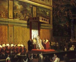 The Sistine Chapel by Jean Auguste Dominique Ingres