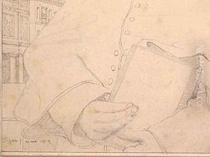 Auguste-Jean-Marie Guénepin [detail: 1] by Jean Auguste Dominique Ingres
