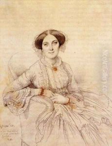 Madame Felix Gallois, born Nathalie Rose Joachime Bochet by Jean Auguste Dominique Ingres
