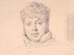 Auguste-Jean-Marie Guénepin [detail: 2] by Jean Auguste Dominique Ingres
