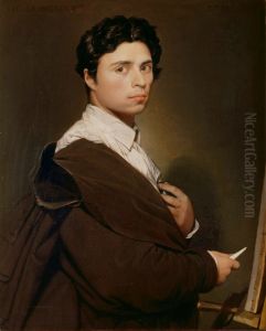 Self Portrait at the Easel